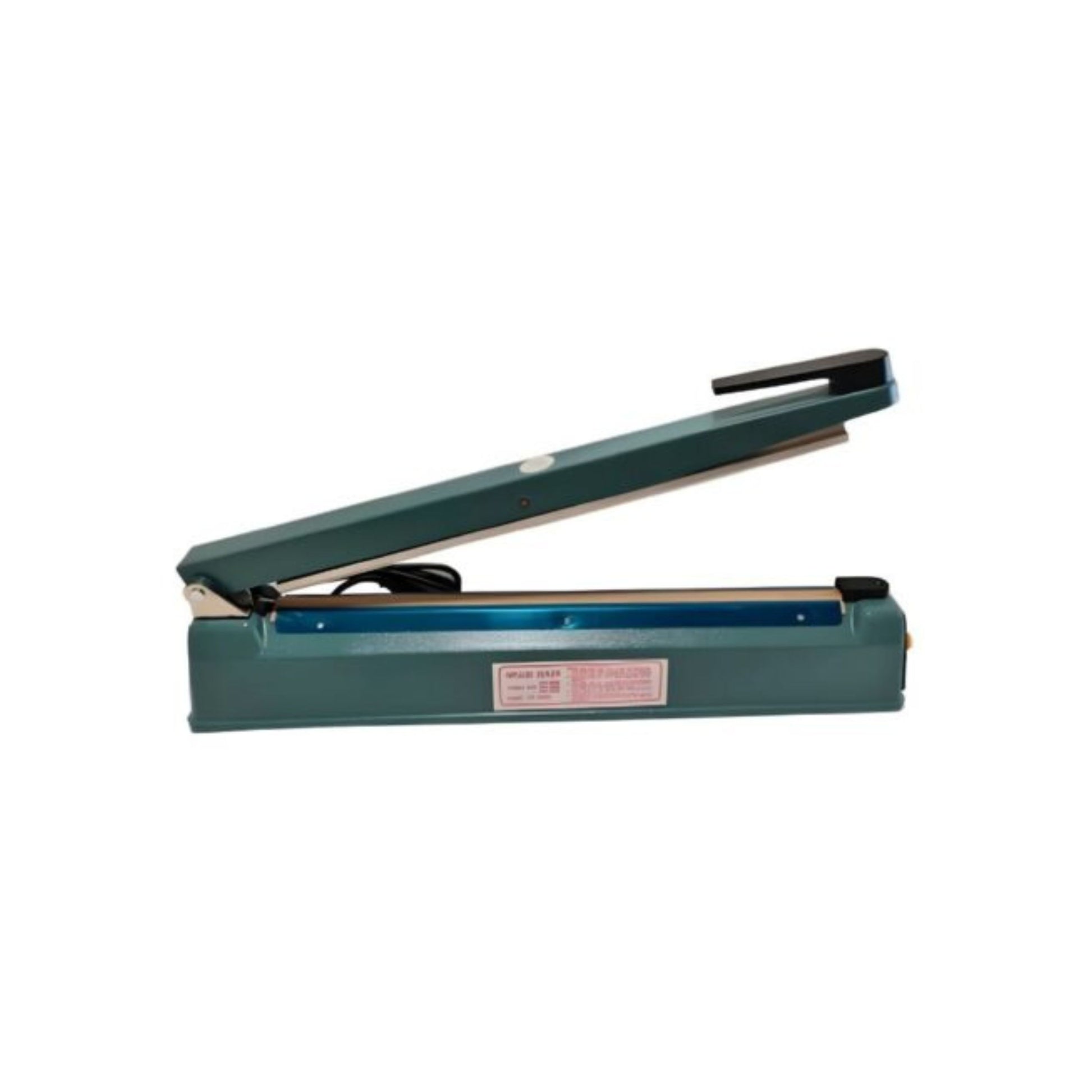 MÁQUINA SELLADORA BOLSAS PLÁSTICO BONNE 20 CM ACERO PINTADO