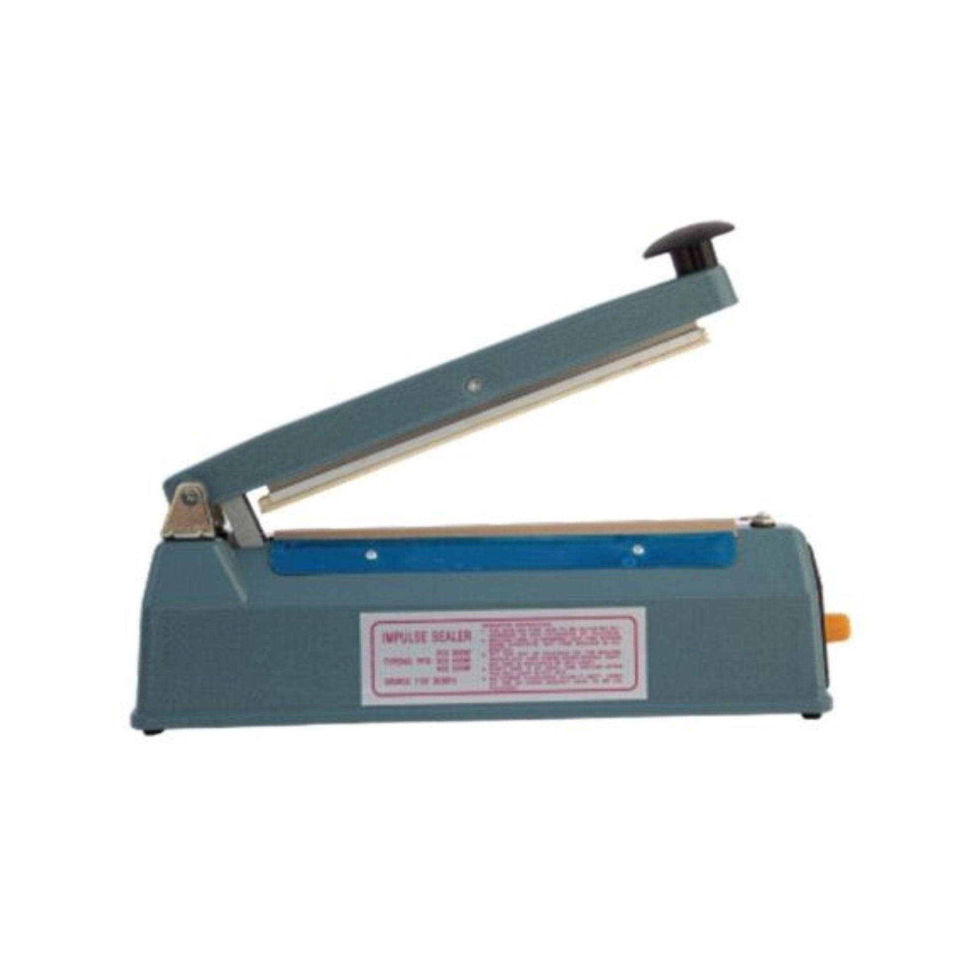 MÁQUINA SELLADORA BOLSAS PLÁSTICO BONNE 10 CM ALUMINIO PINTADO