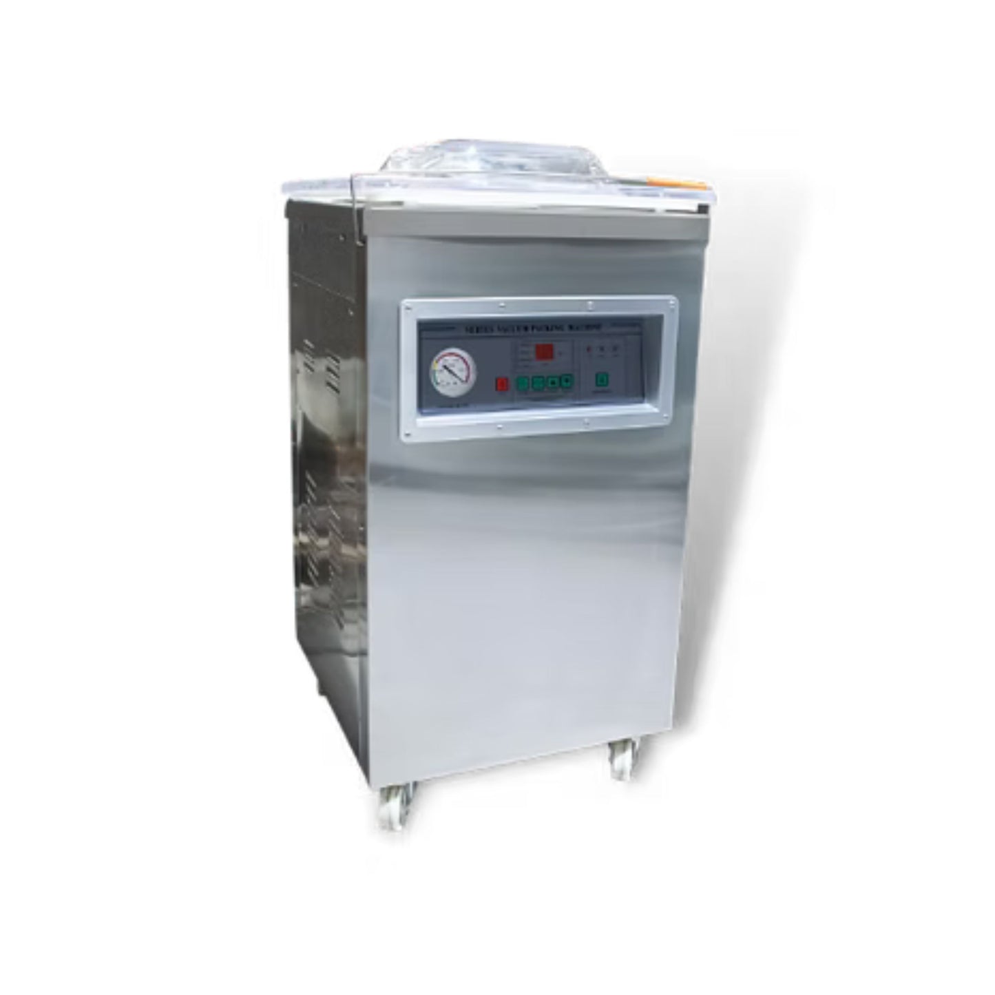 EMPACADORA AL VACÍO 20 M³/HR DE PISO BARRA SELLADO 40 CM