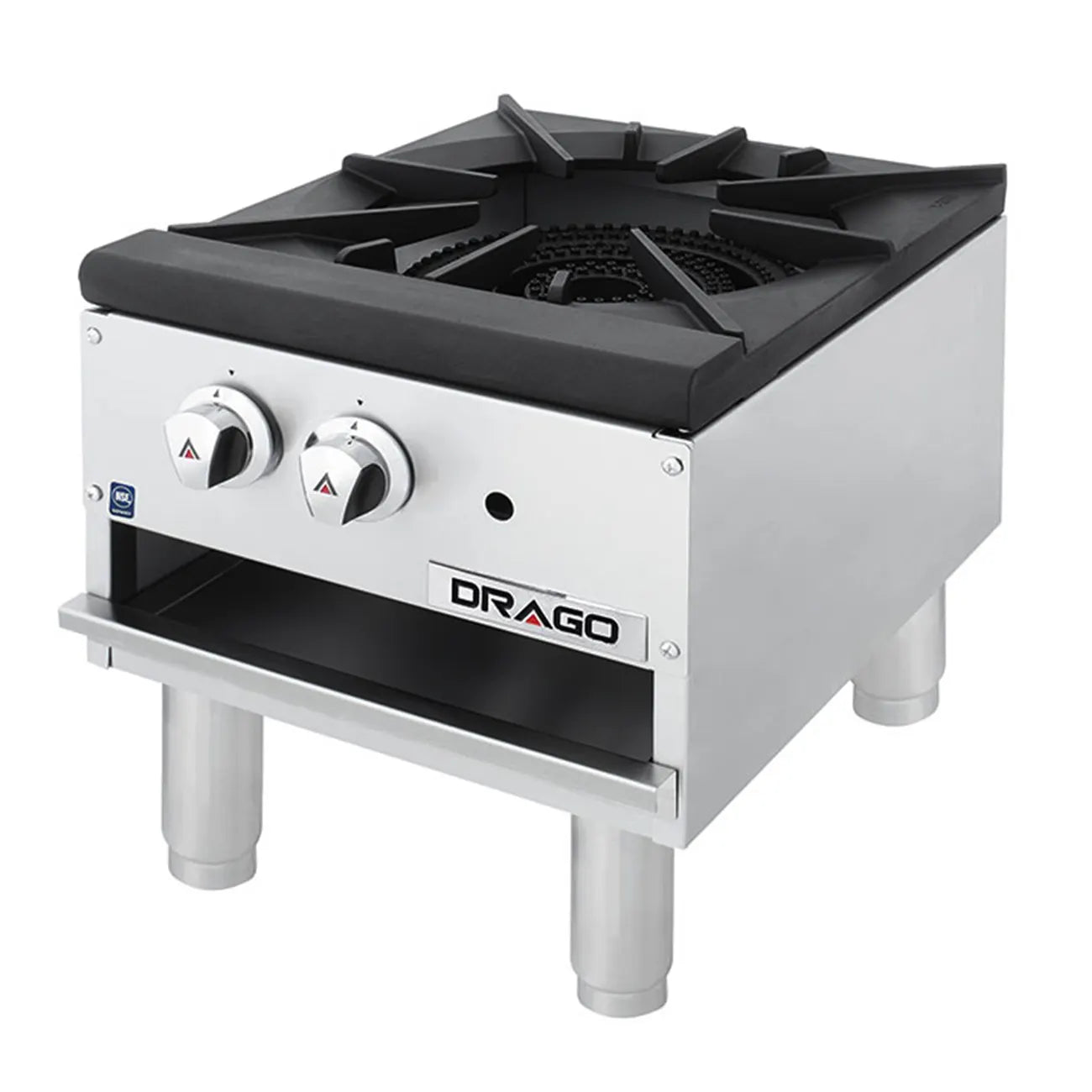 ESTUFÓN 1 SECCIÓN, PATAS CORTAS, GAS PROPANO MODELO GPFO-01-LH