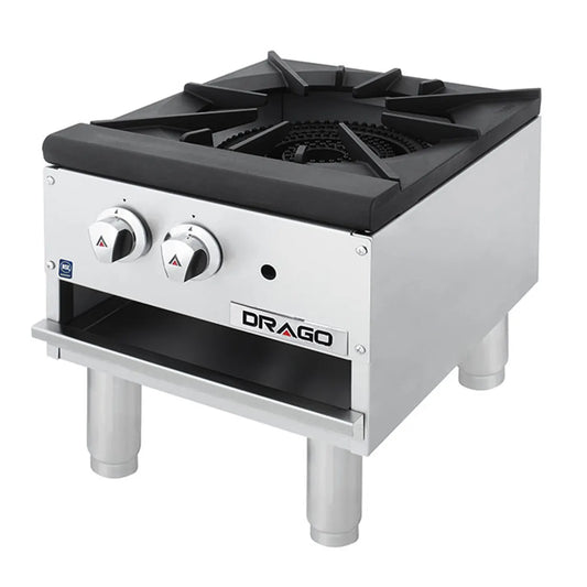 ESTUFÓN 1 SECCIÓN, PATAS CORTAS, GAS PROPANO MODELO GPFO-01-LH