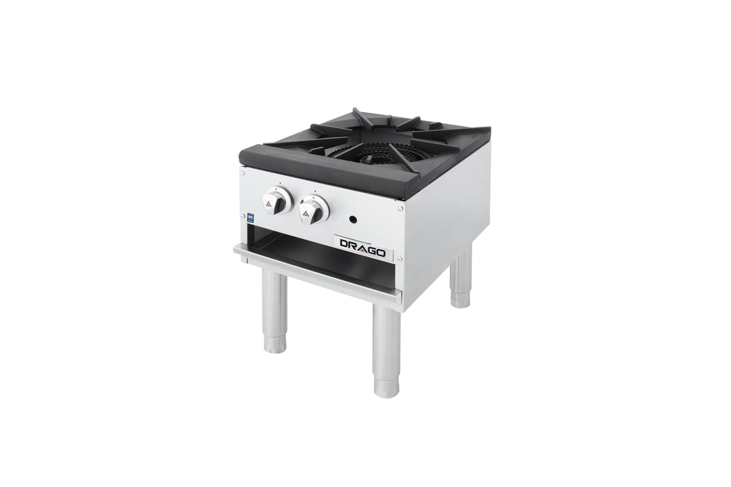 ESTUFÓN 1 SECCIÓN, PATAS LARGAS, GAS PROPANO MODELO GPFO-01-SH