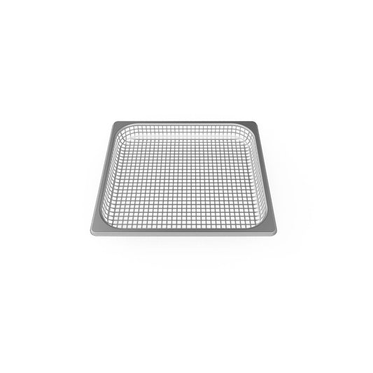BANDEJA PERFORADA DE ACERO INOXIDABLE PARA COCCIONES AL VAPOR (MICROONDAS) GRP710