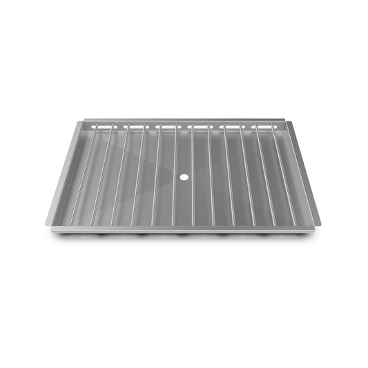 BANDEJA DE ACERO CON SISTEMA RECOGEGRASAS Y DESCARGA CENTRAL GRP840