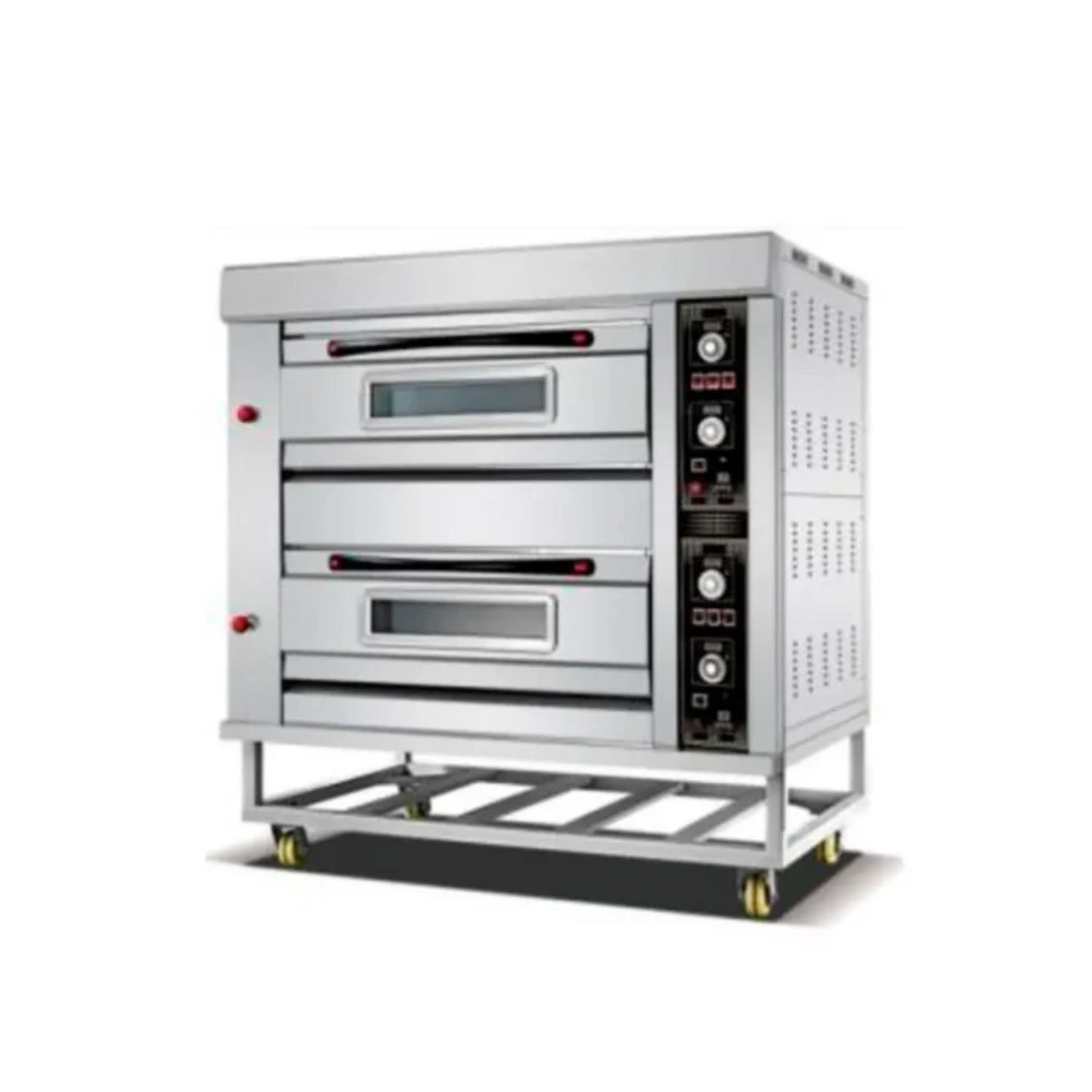 HORNO A GAS DE 2 SECCIONES PARA 6 CHAROLAS