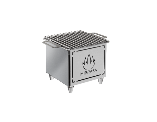 HIBACHI MIBRASA MH150 MINI PARRILLA PORTÁTIL DE ACERO INOXIDABLE MODELO MH150