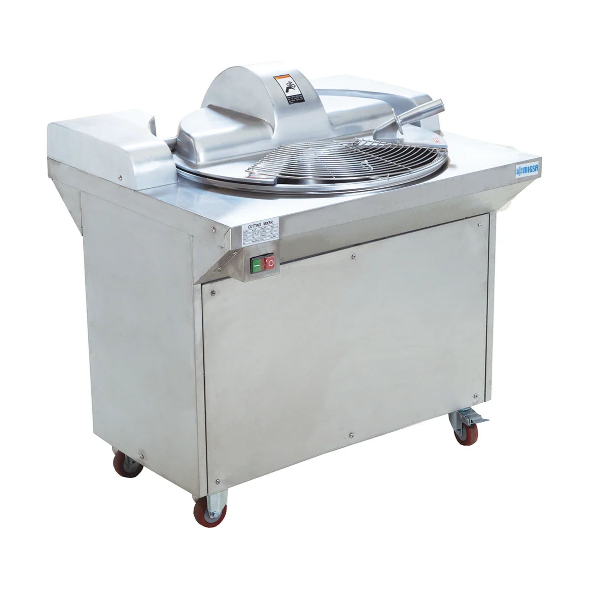 MÁQUINA CORTADORA MEZCLADORA DE ALIMENTOS CON BASE SOBRE PISO