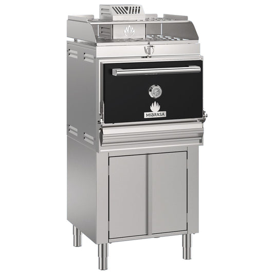 HORNO MIBRASA COMPACT 75 CON ARMARIO Y SOPORTE PARA BANDEJAS VERTICAL SPACE MODELO VERT-SPAC 75
