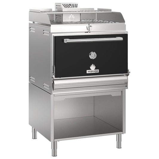HORNO MIBRASA COMPACT 160 CON MUEBLE BASE Y SOPORTE PARA BANDEJAS SPACE MODELO BASE-SPAC 160