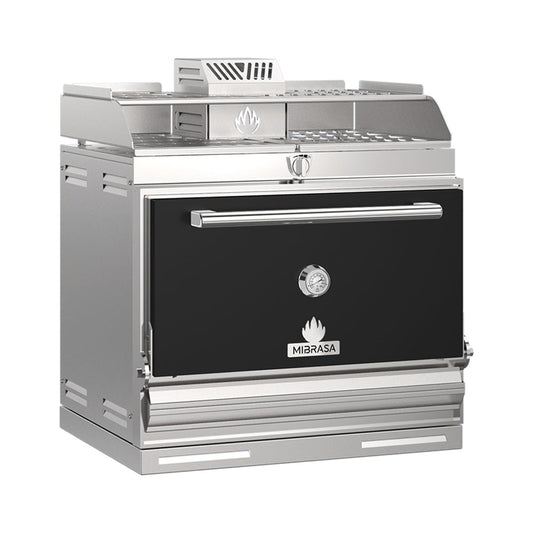 HORNO MIBRASA COMPACT 110 CON SOPORTE PARA BANDEJAS SPACE MODELO HMBSB110-S