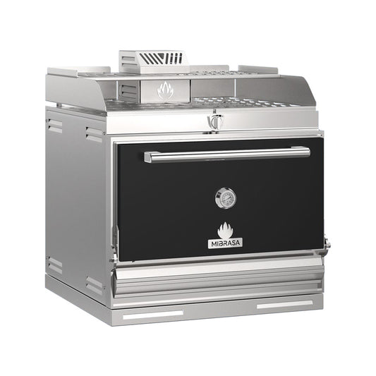 HORNO MIBRASA COMPACT 160 CON SOPORTE PARA BANDEJAS SPACE MODELO HMBSB160-S