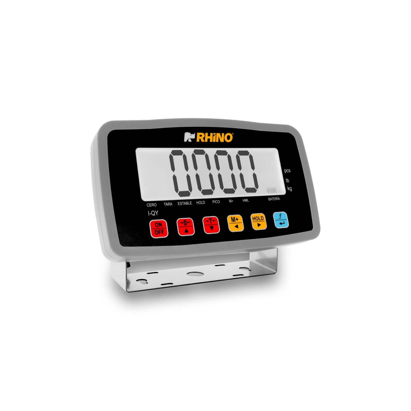 INDICADOR BÁSCULA ELECTRÓNICA, PESO / CONTADOR DE PIEZAS, PESAJE DE ANIMALES, TARA POR TECLADO, 30,000 DIVISIONES, LCD 40MM, CONFIGURABLE CON UNICELDA O CAJAS DE SUMA, CONEXIÓN PC/IMPRESORA USB Y RS-232 MODELO I-QY