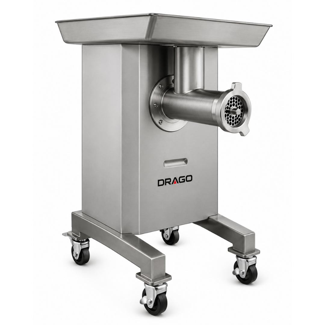 MOLINO DE CARNE 32P ACERO INOXIDABLE 4 HP 220 V CON PEDESTAL MC-32P-4HP
