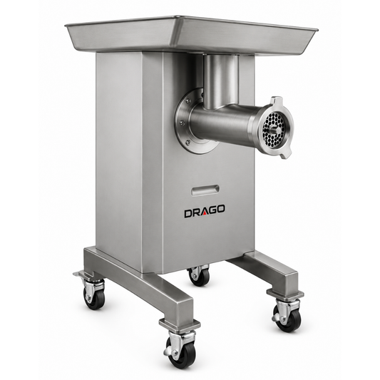 MOLINO DE CARNE 32P ACERO INOXIDABLE 4 HP 220 V CON PEDESTAL MC-32P-4HP