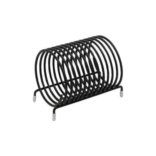 PORTA NOTAS ESPIRAL ACERO AL CARBÓN PINTADO NEGRO