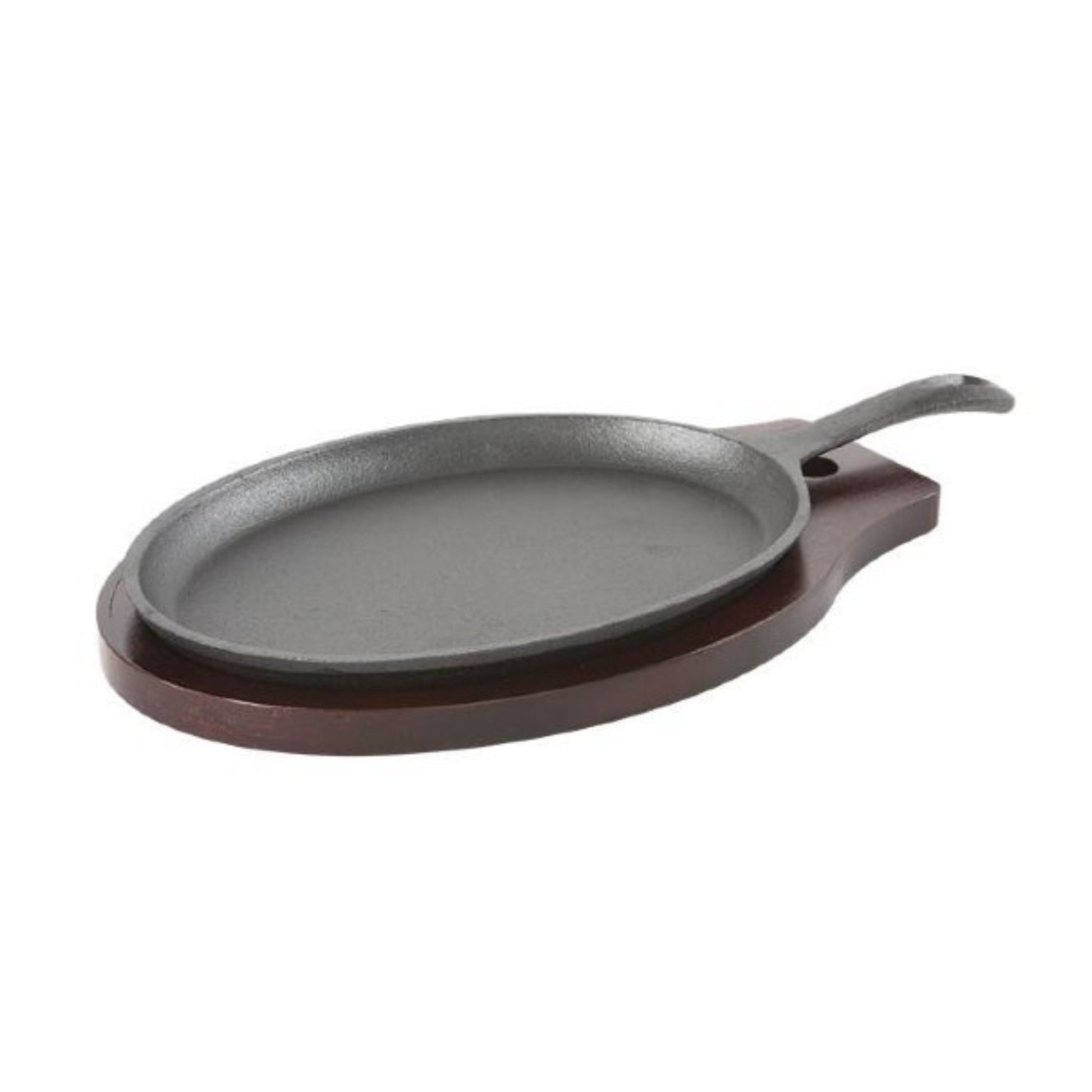 SARTÉN DE HIERRO FUNDIDO 15" X 8" X 1.6" OVALADO BASE