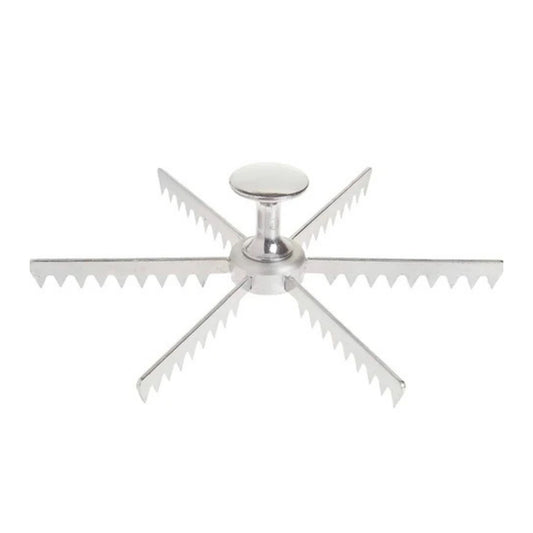 MARCADOR PARA PAY DE ALUMINIO 6 PORCIONES