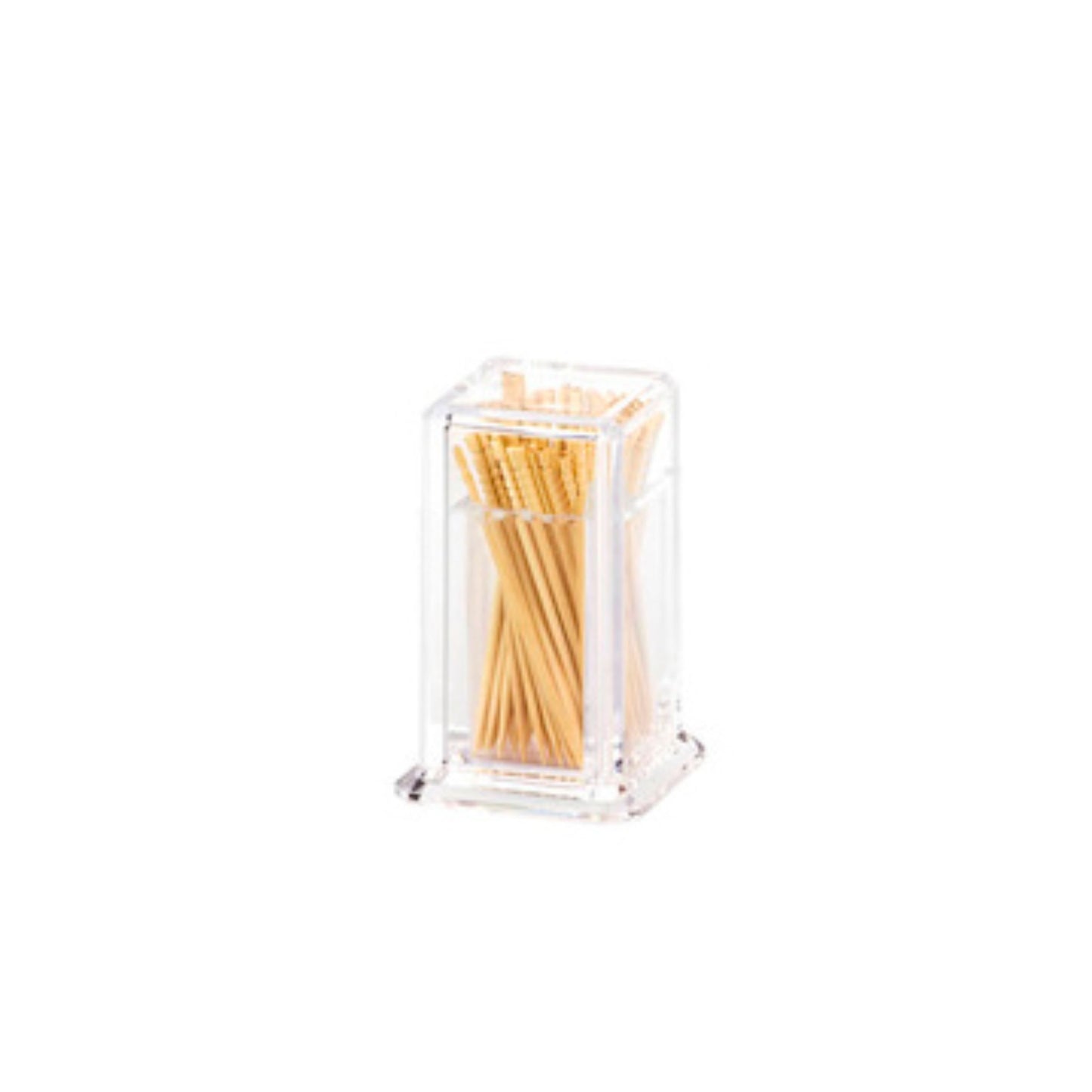 DISPENSADOR DE PALILLOS ACRÍLICO 5X8 CM, PS, 51 G