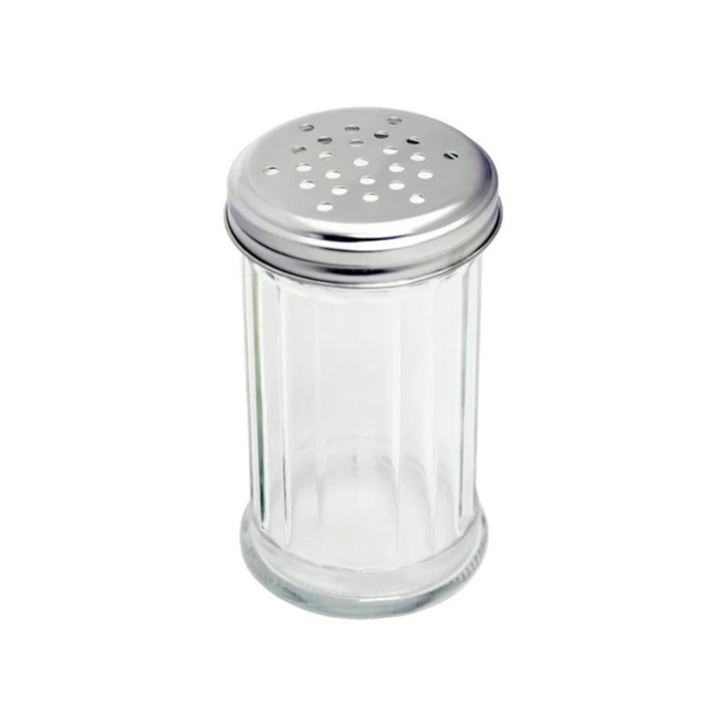 SALERO DE VIDRIO TAPA PLANA REDONDA 12 OZ