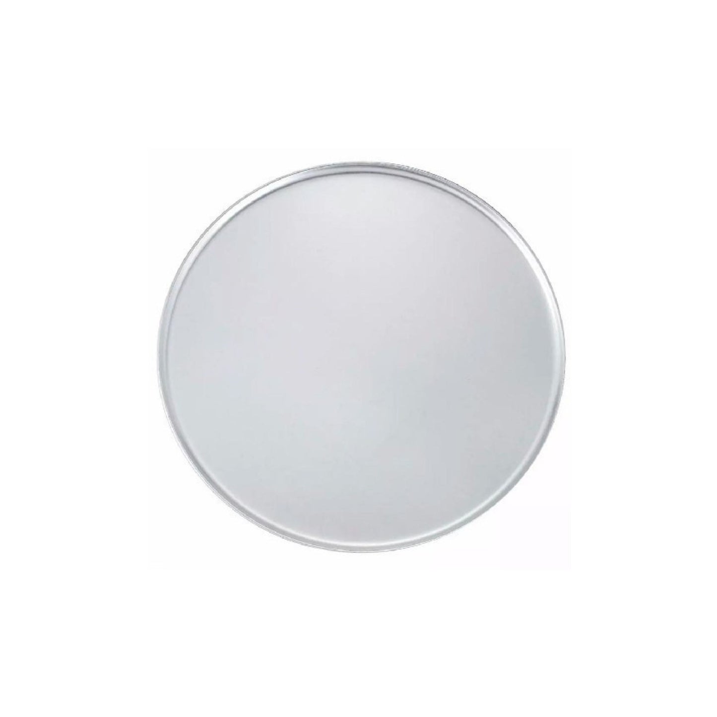 CHAROLA ALUMINIO REDONDA PIZZA CON BORDE 12"