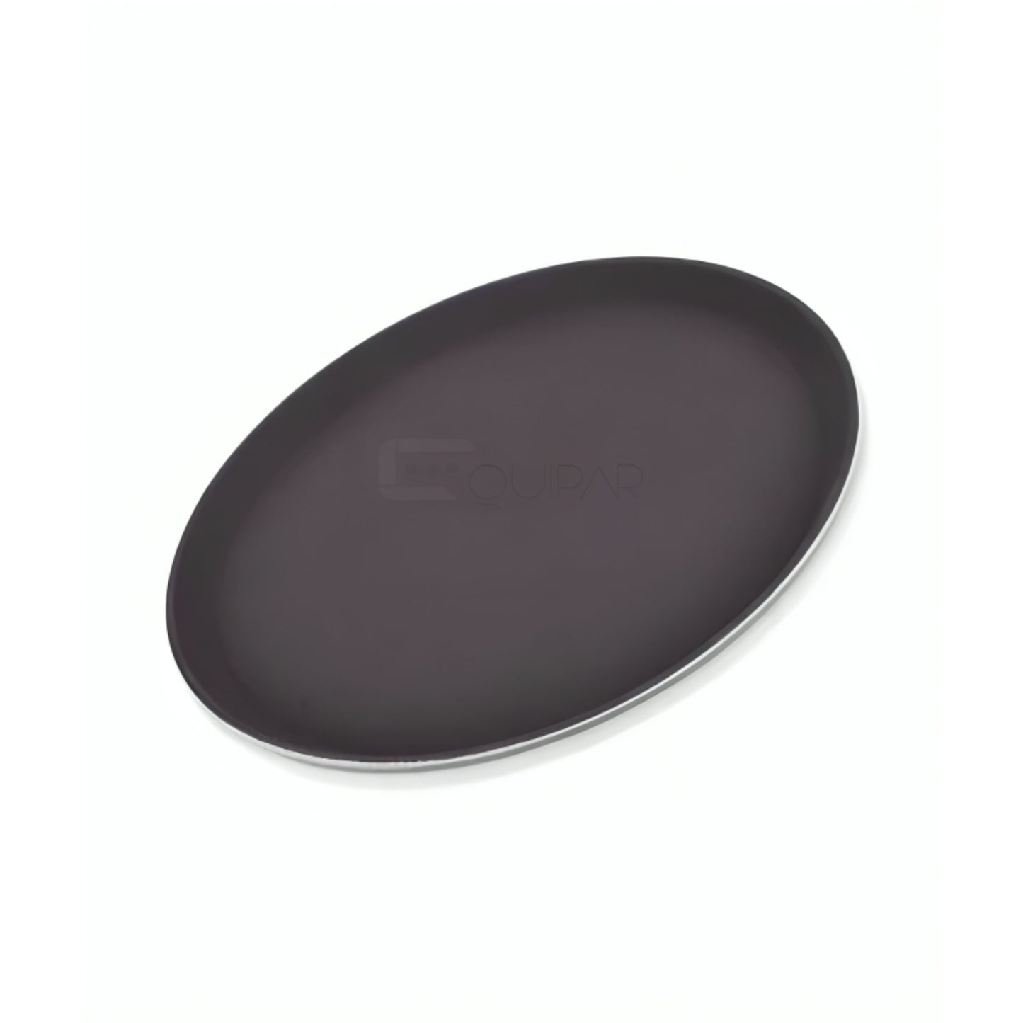 CHAROLA OVALADA ANTIDERRAPANTE 22 X 27" NEGRA