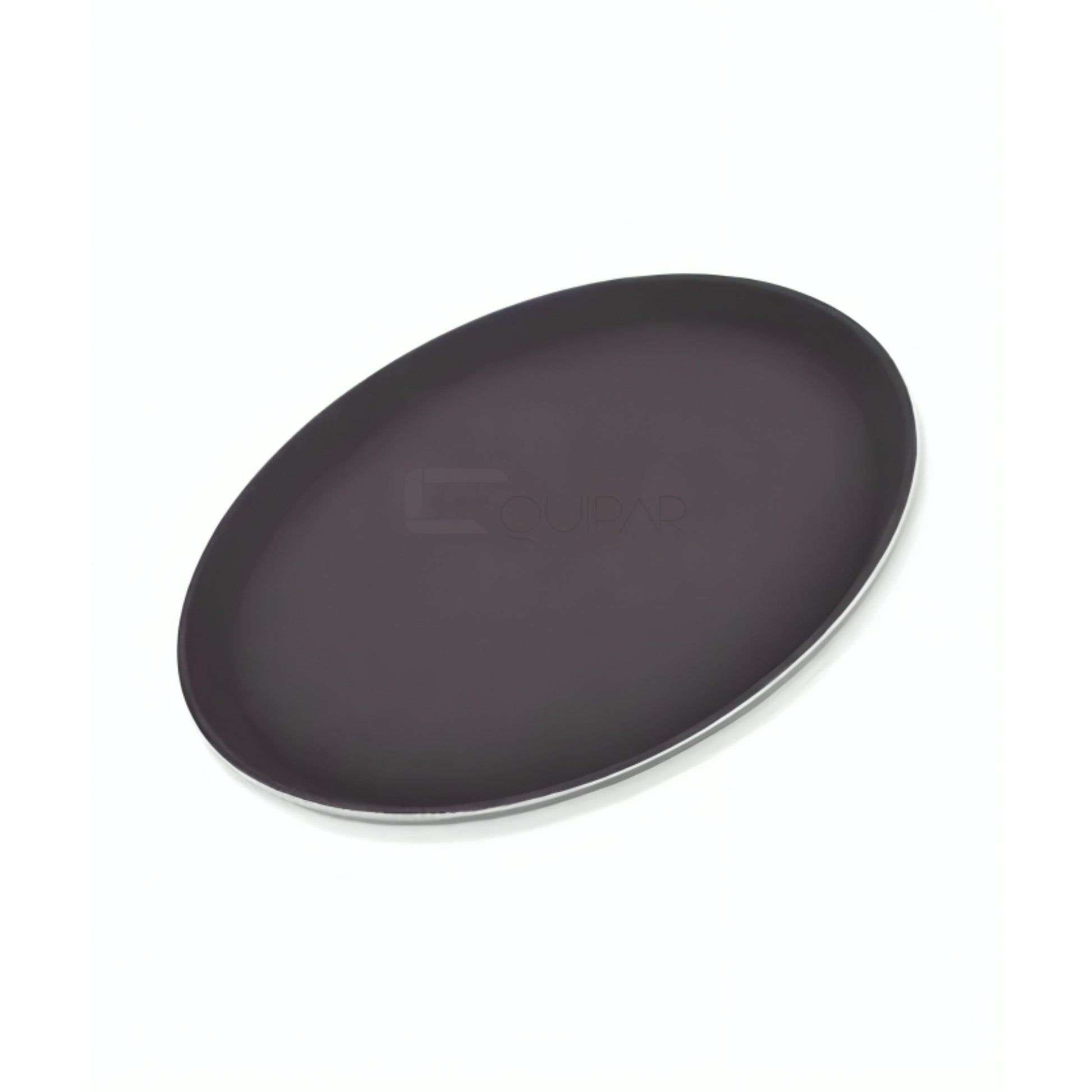 CHAROLA OVALADA ANTIDERRAPANTE 22 X 27" NEGRA