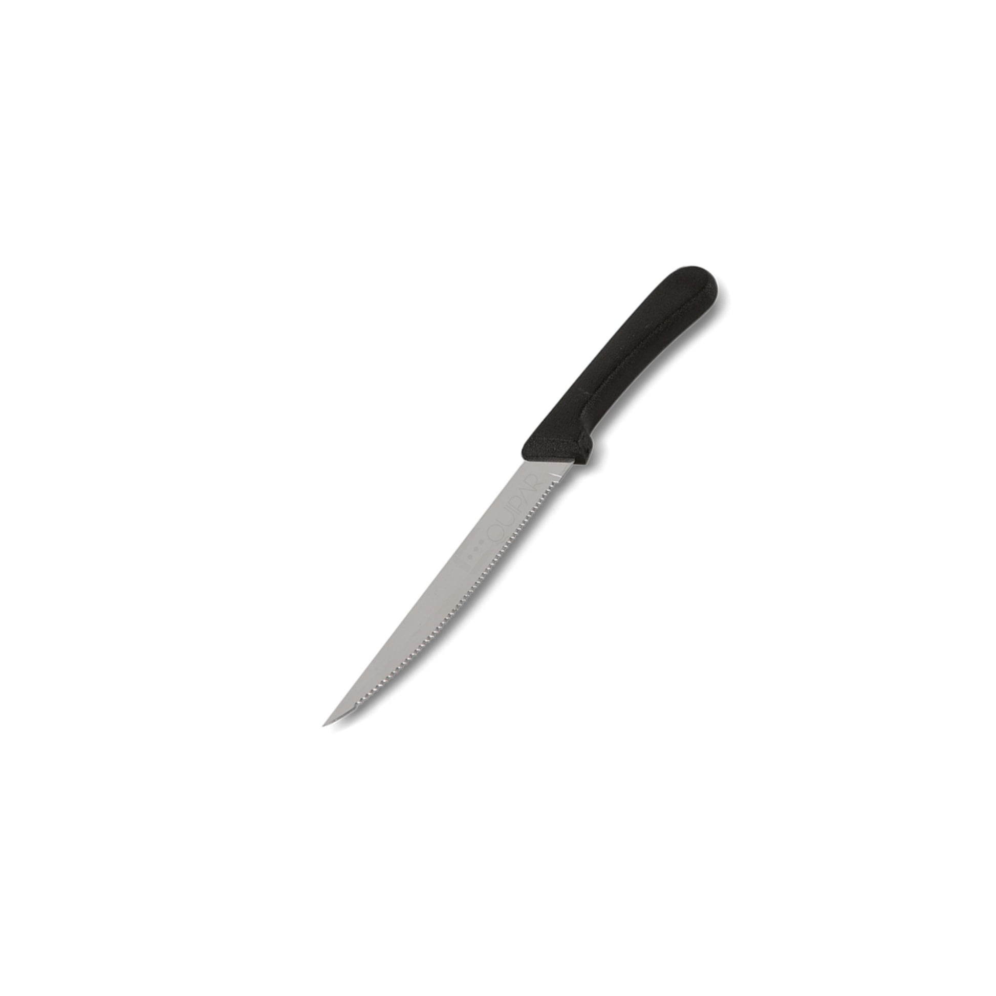 CUCHILLO MESA SIERRA 4" PLÁSTICO SIN BLISTER