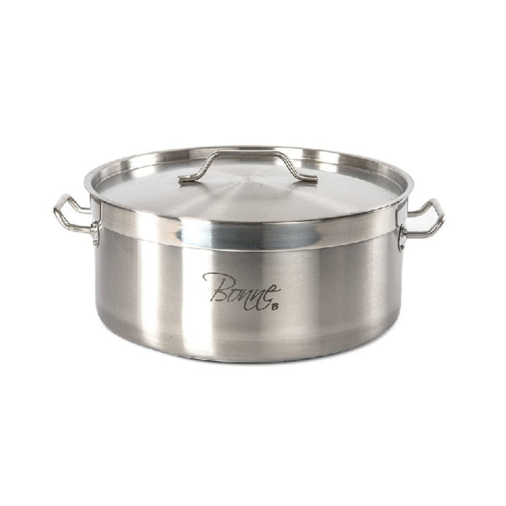 BUDINERA DE ACERO INOXIDABLE 25 LTS CON TAPA (18 CM X 46 CM)