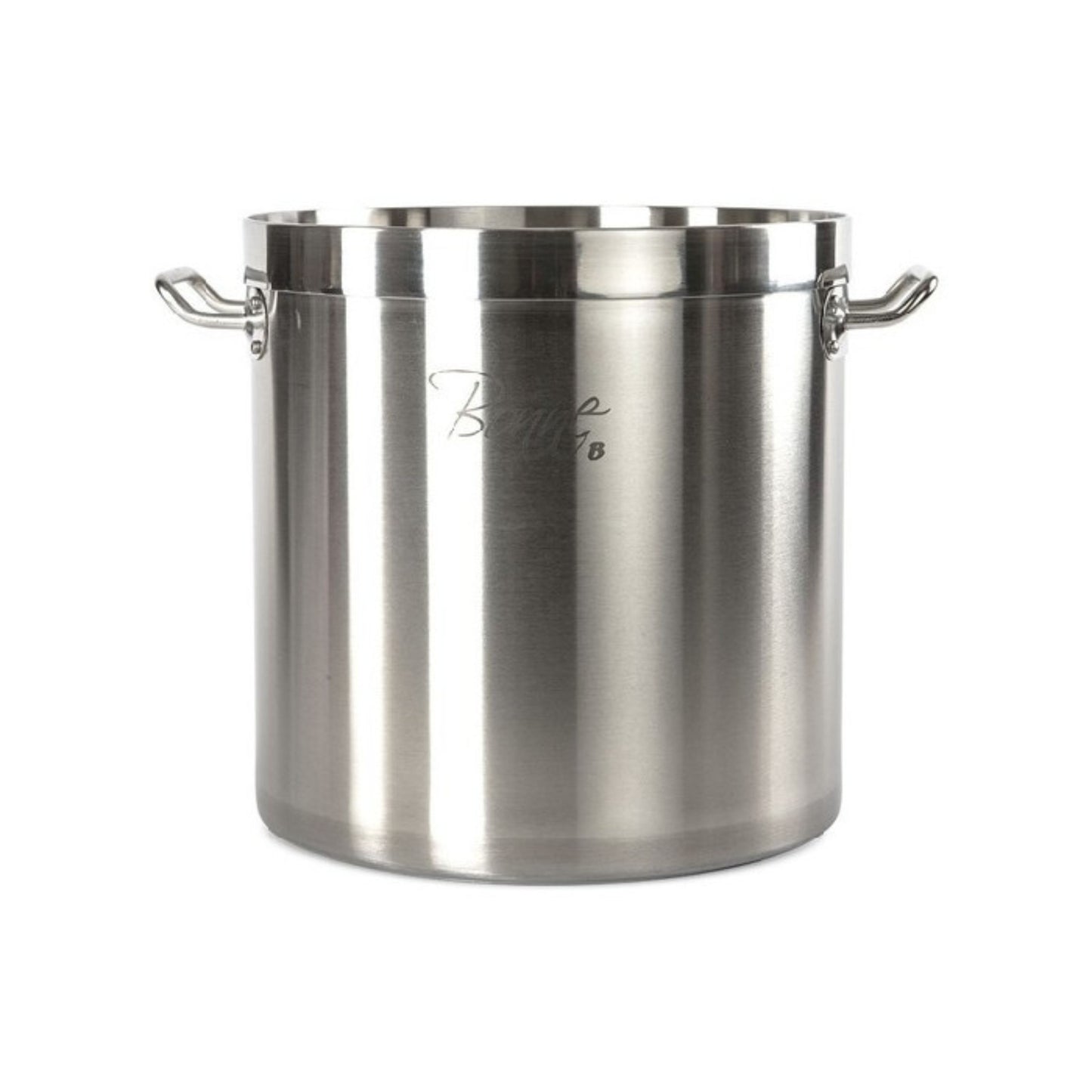 OLLA DE ACERO INOXIDABLE 36 LITROS CON TAPA (37 CM X 35.5 CM)