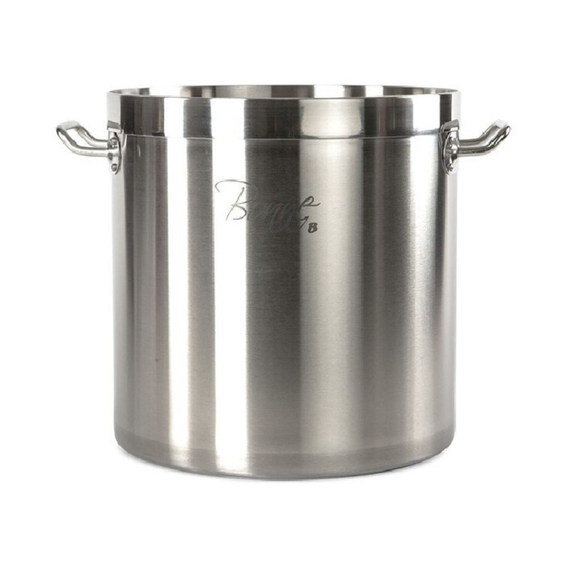 OLLA DE ACERO INOXIDABLE 50 LITROS CON TAPA (42 CM X 40.5 CM)