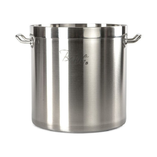 OLLA DE ACERO INOXIDABLE 50 LITROS CON TAPA (42 CM X 40.5 CM)