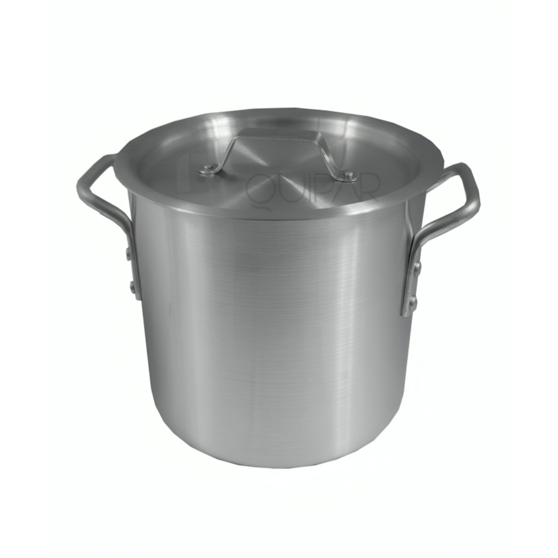 OLLA ALUMINIO TRIPLE FUERTE 12 LTS CON TAPA (25 CM X 24 CM)