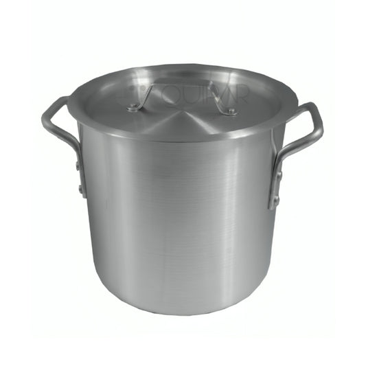 OLLA ALUMINIO TRIPLE FUERTE 16 LTS CON TAPA (28 CM X 26 CM)