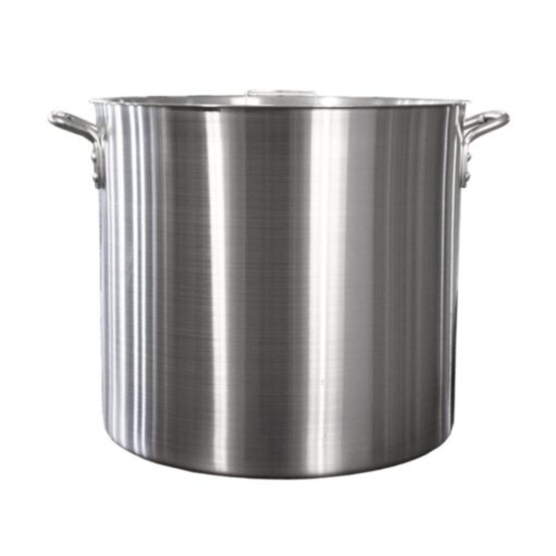 OLLA ALUMINIO TRIPLE FUERTE 200 LTS CON TAPA (60 CM X 70 CM)