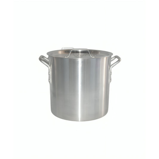 OLLA ALUMINIO TRIPLE FUERTE 24 LTS CON TAPA (32 CM X 29 CM)