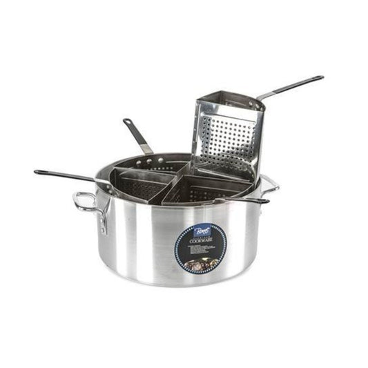 JUEGO DE OLLA PARA COCCIÓN DE PASTA 5 PZAS