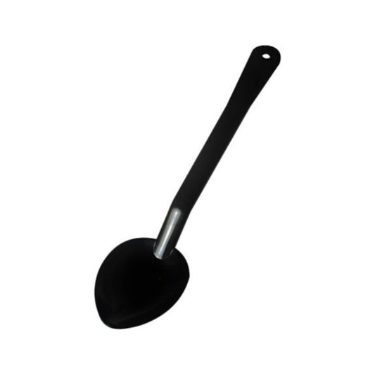 CUCHARA POLICARBONATO 13" LISA NEGRA