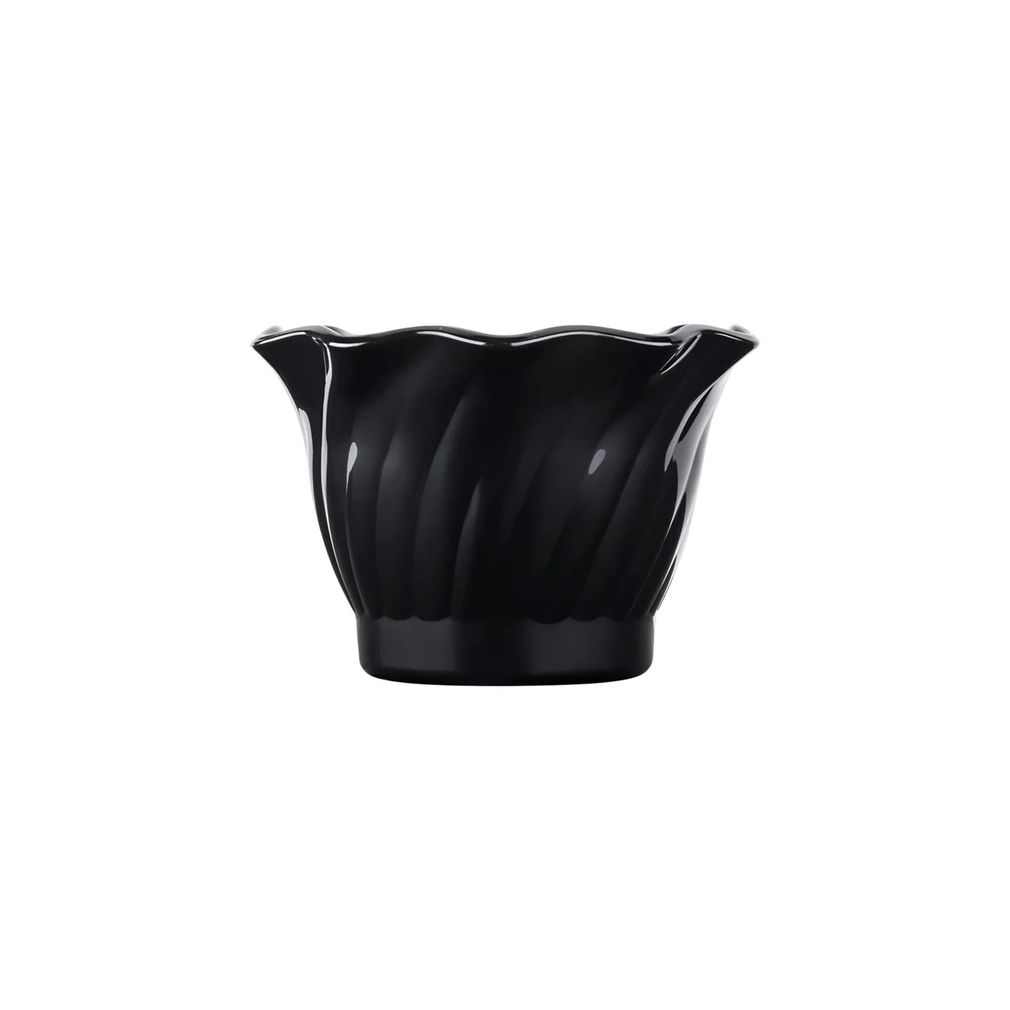 COPA PARA ADEREZO POLICARBONATO NEGRA 5.5 OZ