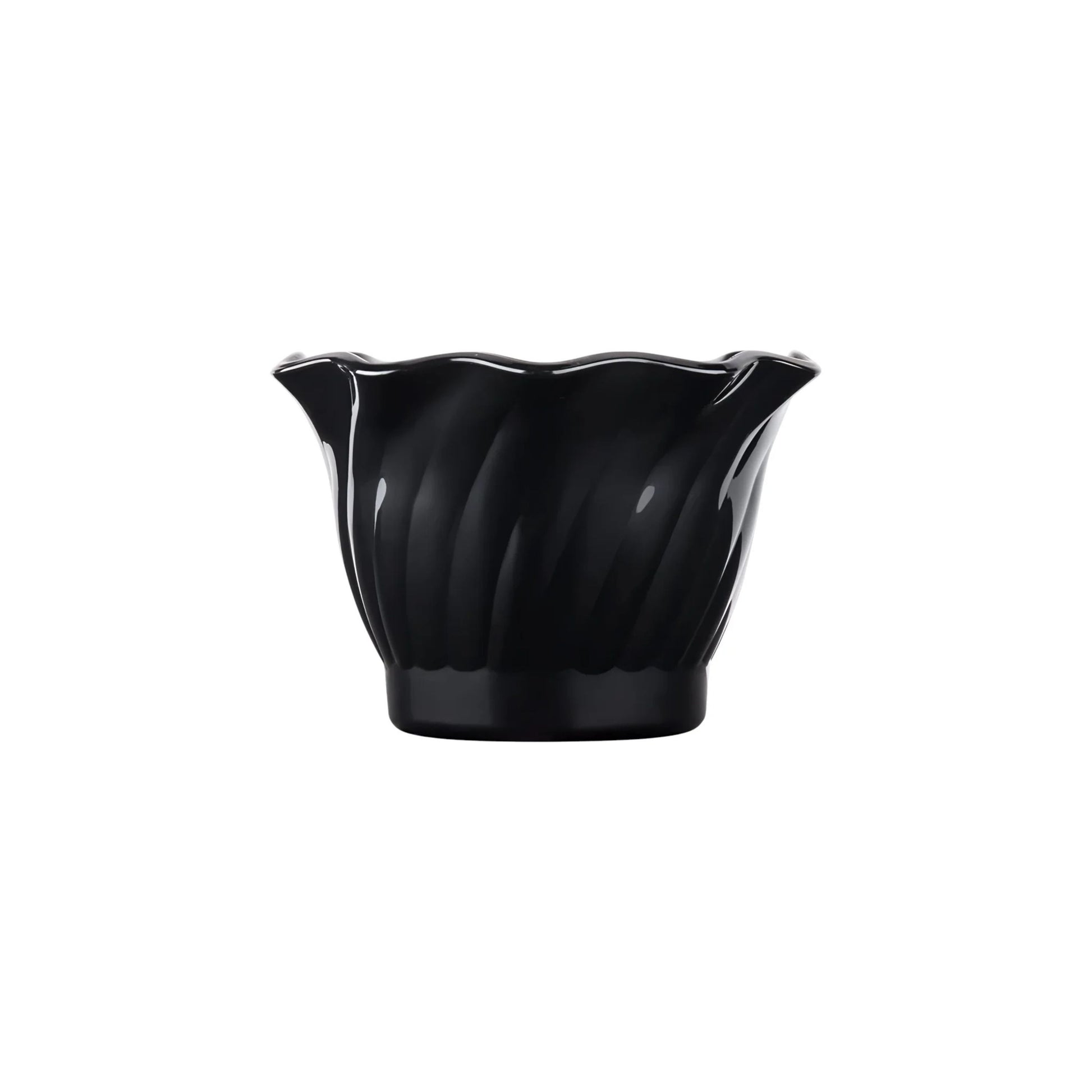 COPA PARA ADEREZO POLICARBONATO NEGRA 5.5 OZ