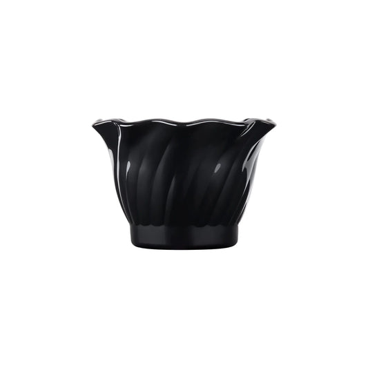 COPA PARA ADEREZO POLICARBONATO NEGRA 5.5 OZ