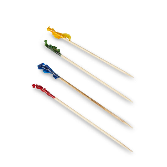 PALILLO DE MADERA DECORADOS CELOFÁN COLORES (1,000 PZAS)