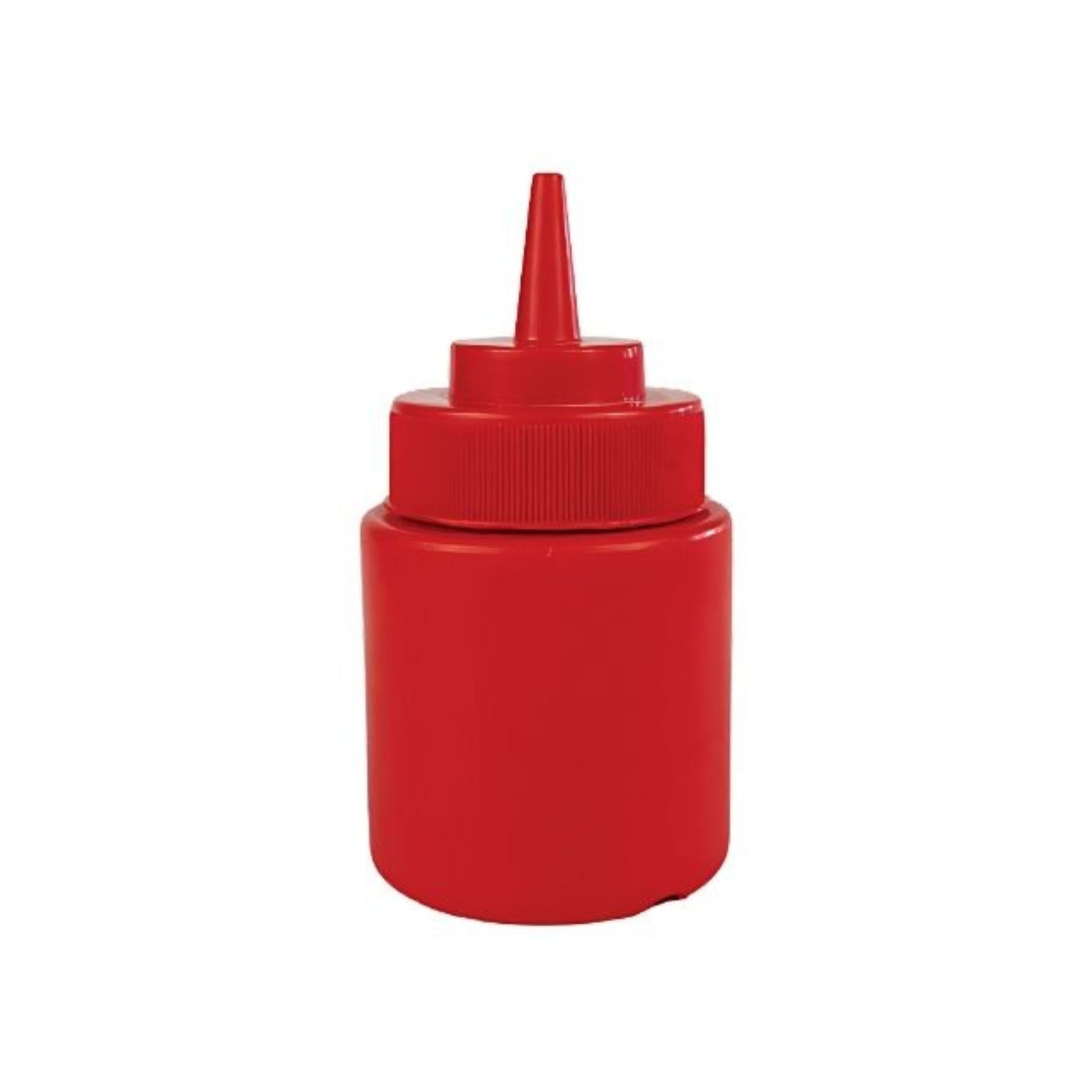 BOTE RECIPIENTE PARA ADEREZO ROJO 8 OZ ANCHO