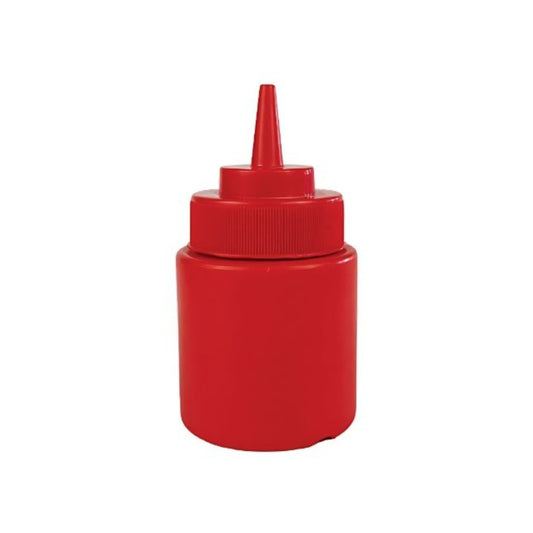 BOTE RECIPIENTE PARA ADEREZO ROJO 8 OZ ANCHO