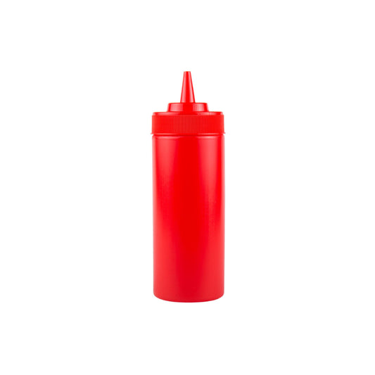 BOTE RECIPIENTE PARA ADEREZO ROJO 12 OZ