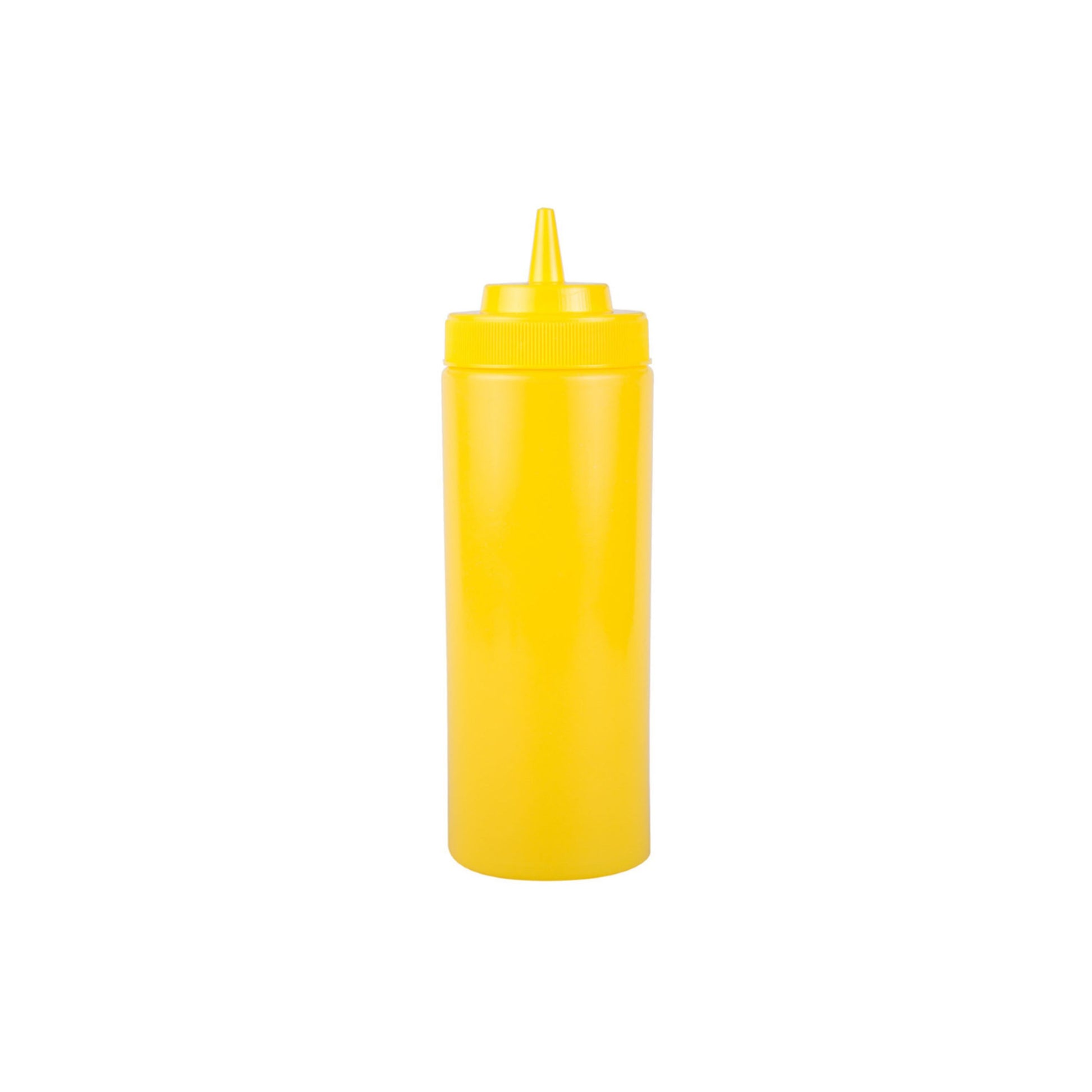 BOTE RECIPIENTE PARA ADEREZO AMARILLO 12 OZ