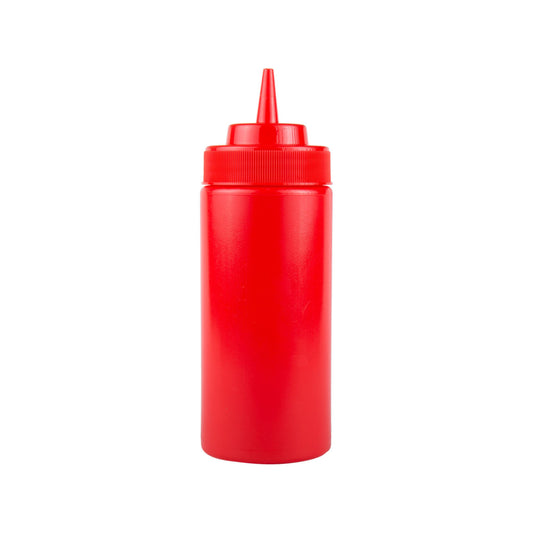 BOTE RECIPIENTE PARA ADEREZO ROJO 16 OZ