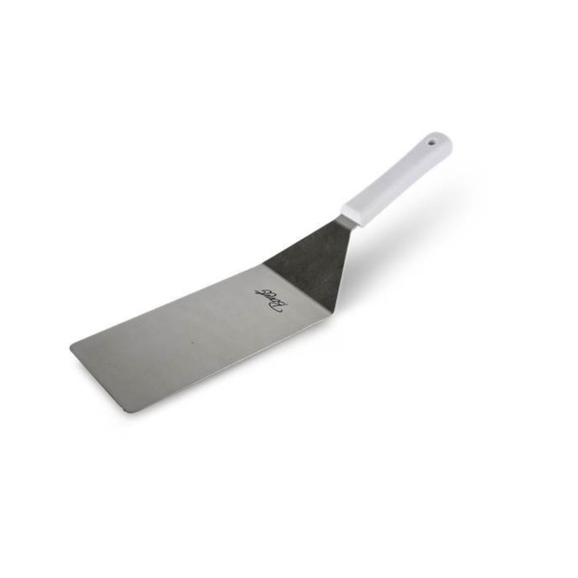 ESPÁTULA RECTANGULAR 8" X 4" MANGO NYLON, COLOR BLANCO