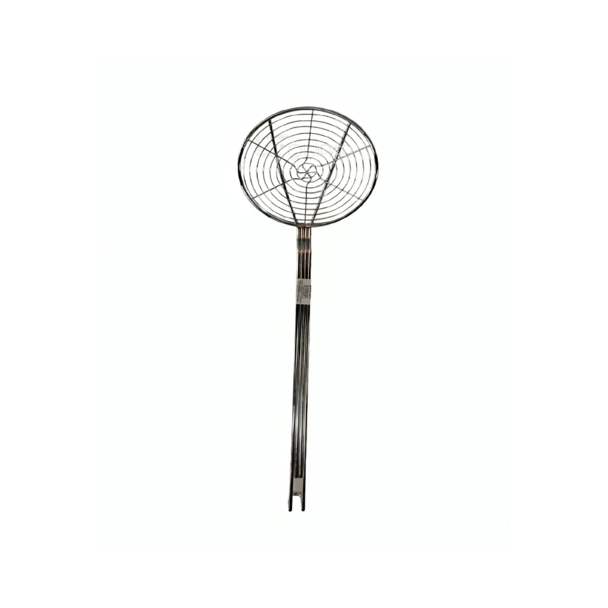 ESPUMADERA REDONDA ESPIRAL DIÁMETRO 7" ACERO NIQUELADO