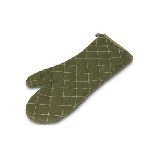 GUANTES DE ALGODÓN COLOR VERDE 15" (SOPORTA HASTA 200°C)