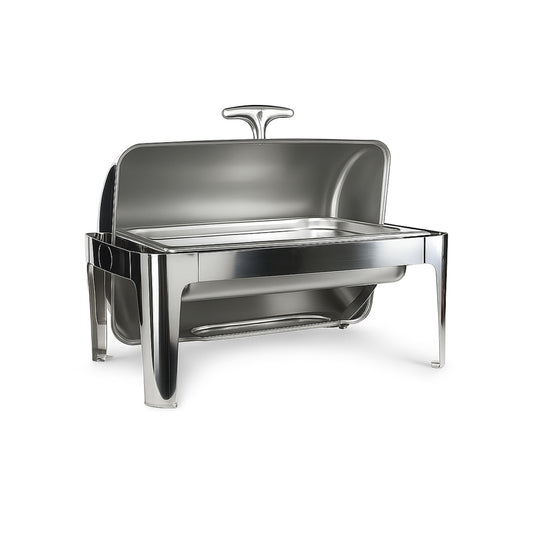 CHAFER DE LUJO PARA CALDOS PLATEADO